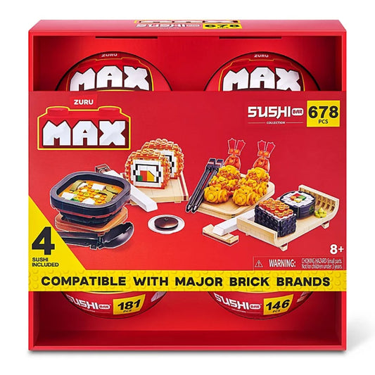Zuru Max Builds 4 Balls - Sushi Bar