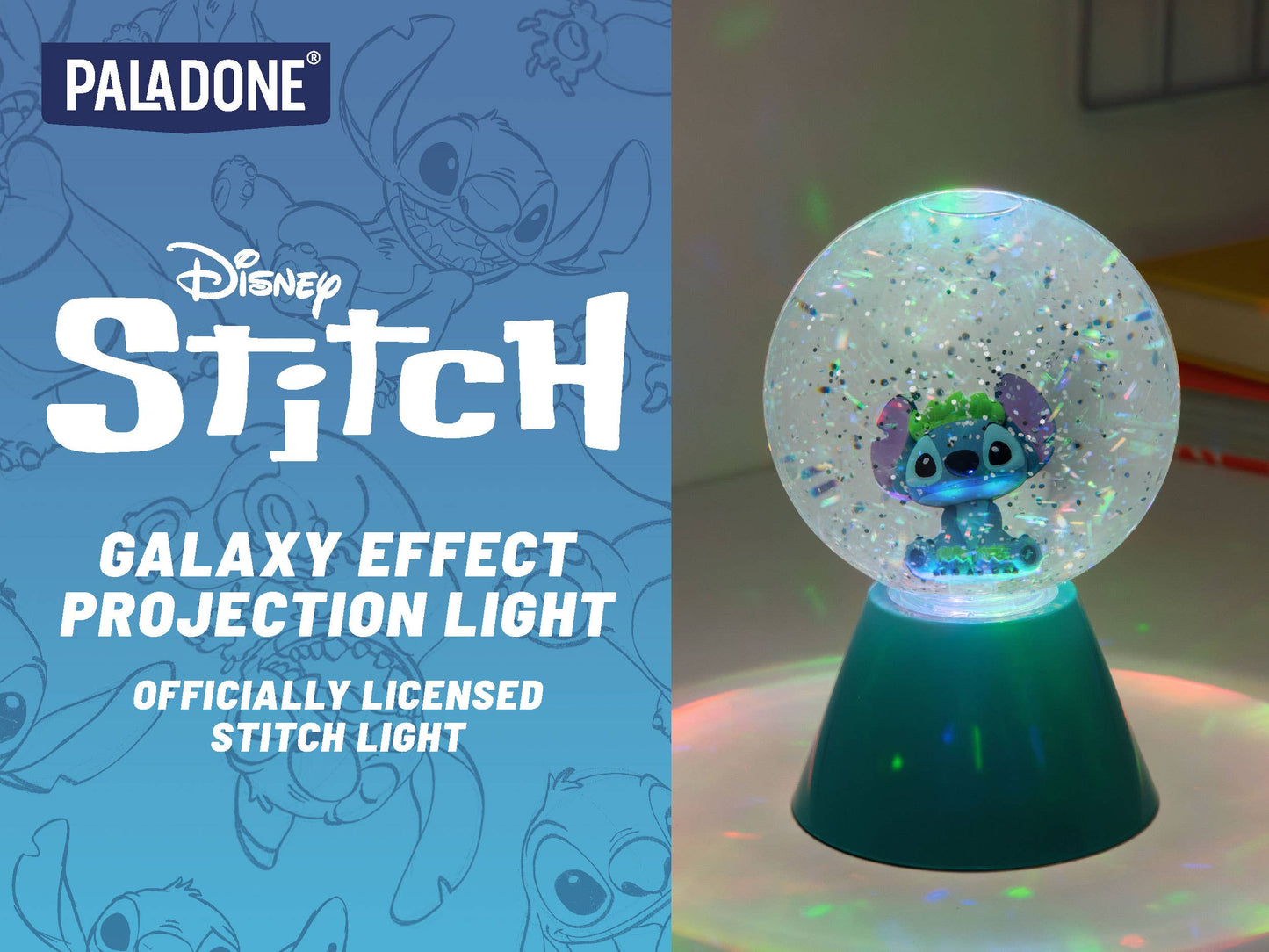 Stitch LED Glitter Ball