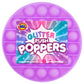 Glitter Push Poppers - Circle - 3 Colours