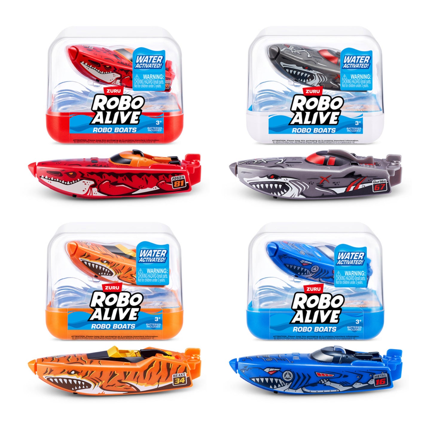 Robo Alive Speedboat - Assorted