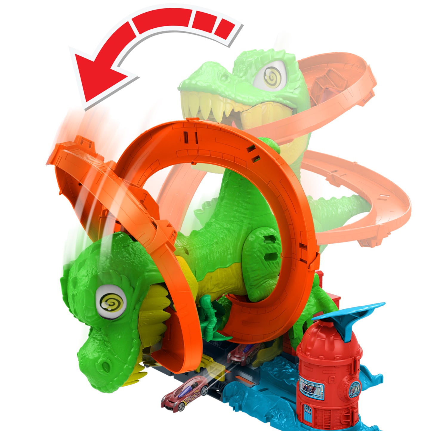 Hot Wheels City T-Rex Blaze Battle