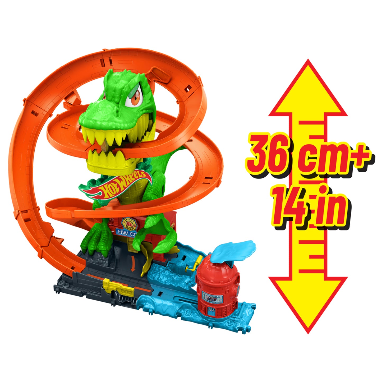 Hot Wheels City T-Rex Blaze Battle