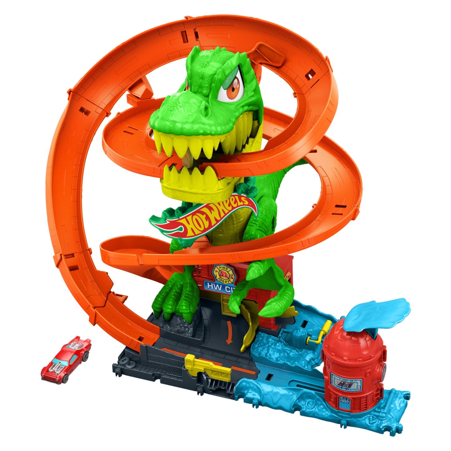 Hot Wheels City T-Rex Blaze Battle