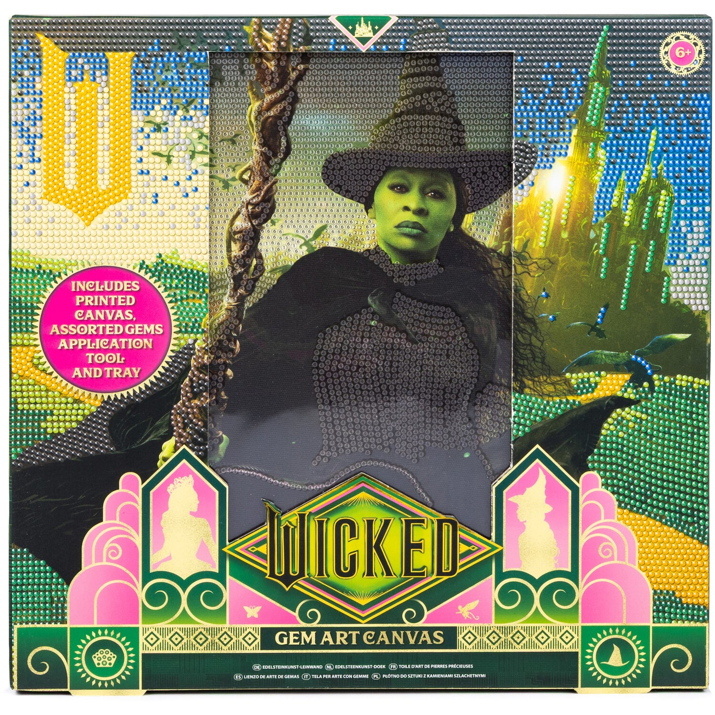 Wicked Gem Art Canvas - Green