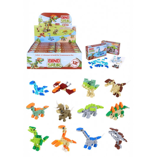 12 in 1 Brick Set -  Dinosaurs