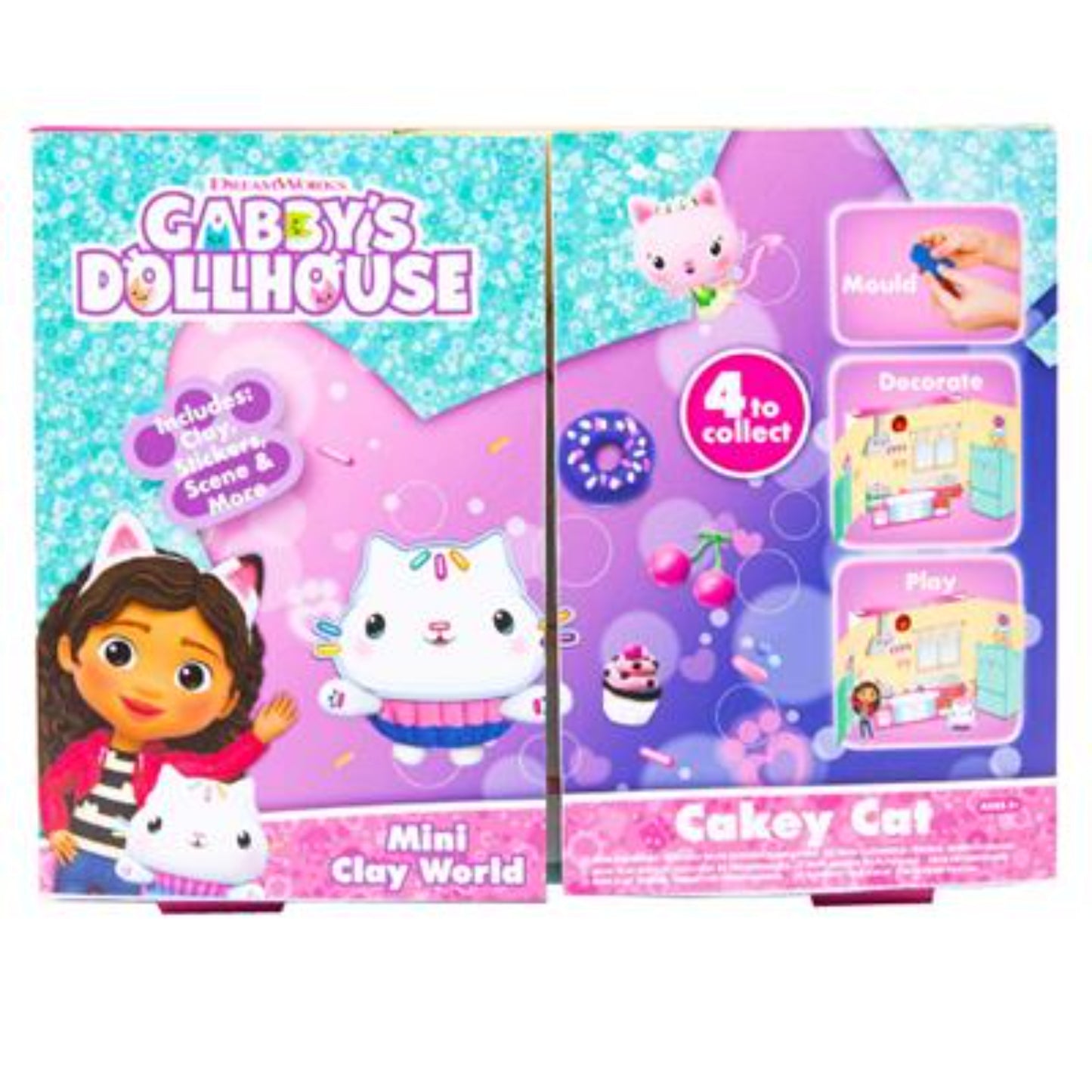 Gabbys Dollhouse Mini Clay World - 4 Designs