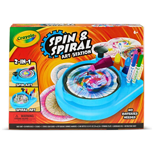 Crayola Spin and Spiral Art