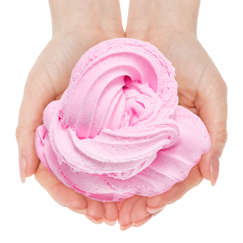 Butter Cloudz Swirls Large Pink Cotton Candy