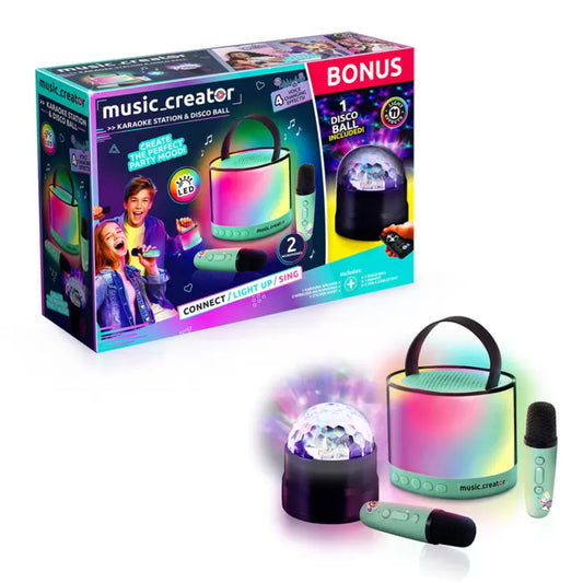 Music Creator Karaoke Station & Disco Ball