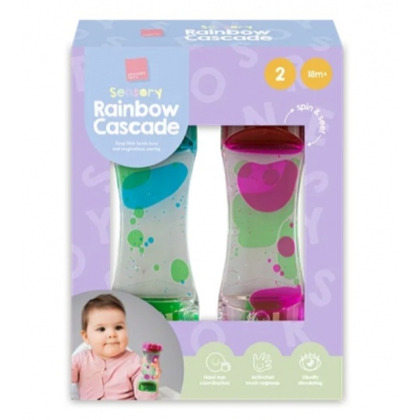 Sensory Rainbow Cascade 2pk