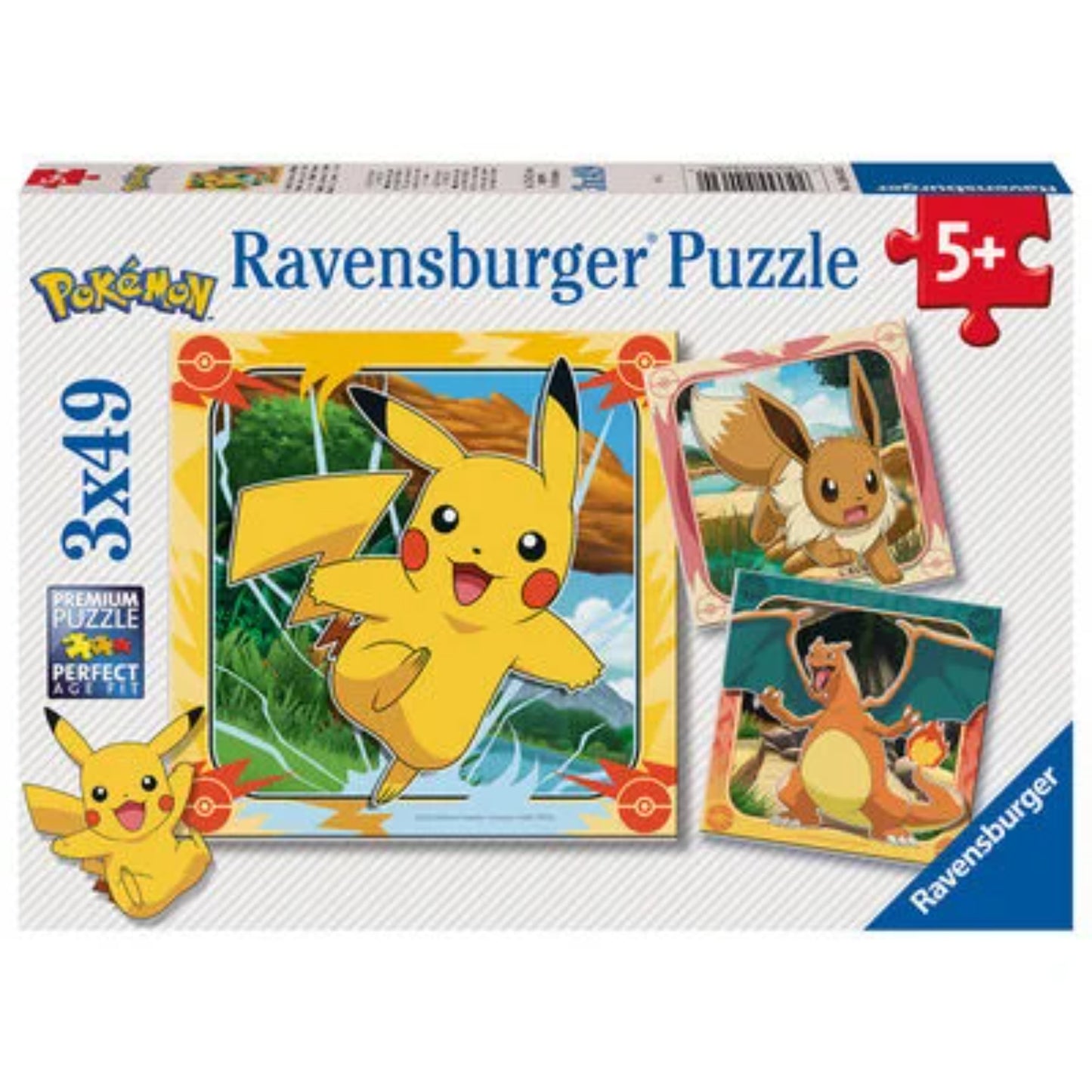 Ravensburger Pokemon 3x49 Puzzle