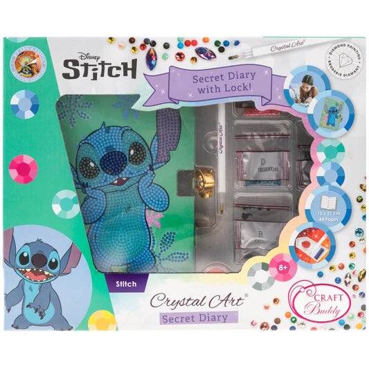 Stitch Crystal Art Secret Diary