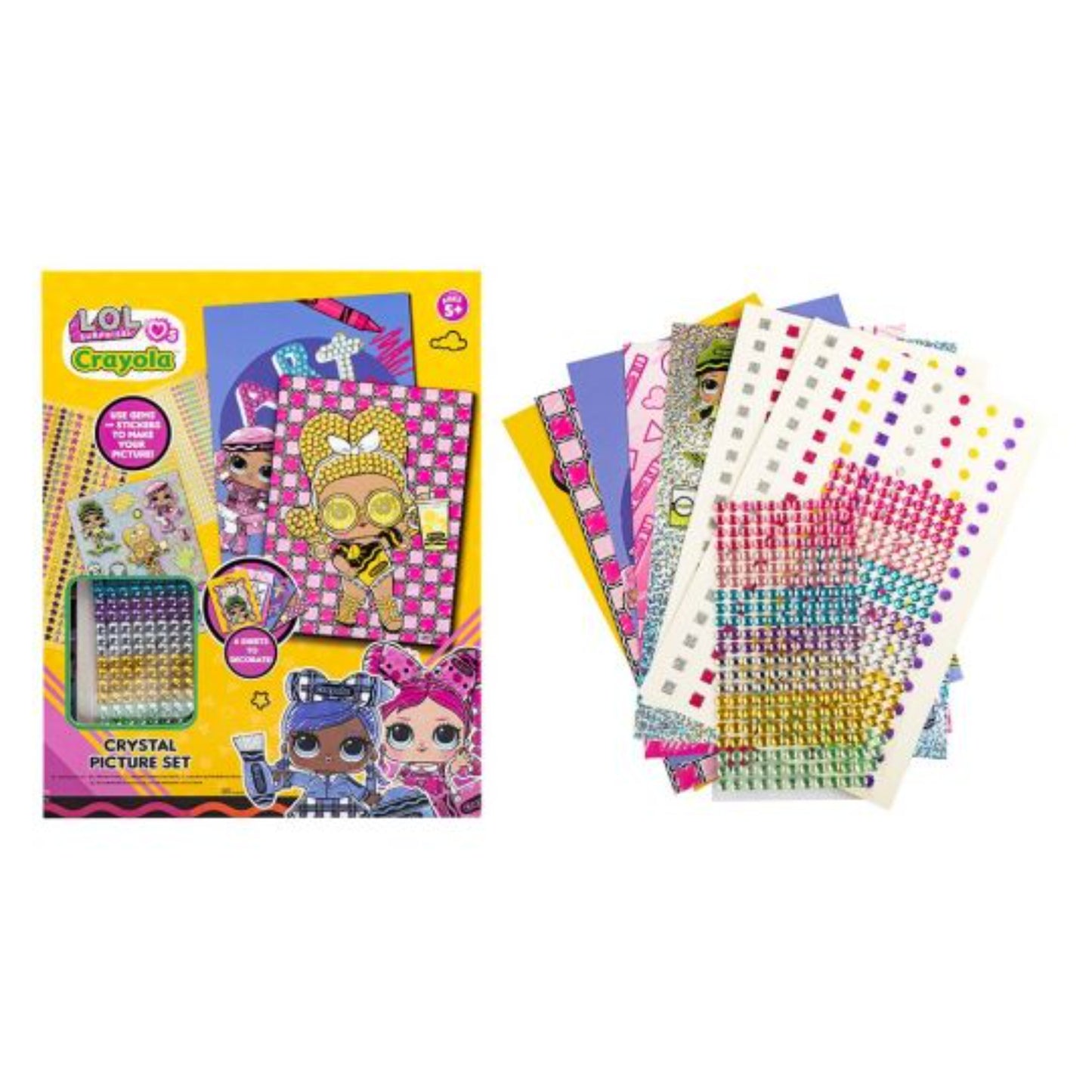 LOL Surprise! Crayola Crystal Picture Set