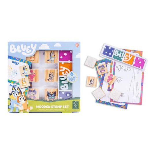 Bluey Wooden Stamp Set