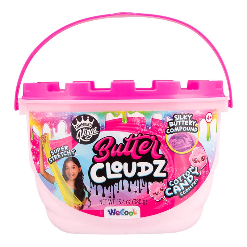Butter Cloudz Swirls Large Pink Cotton Candy