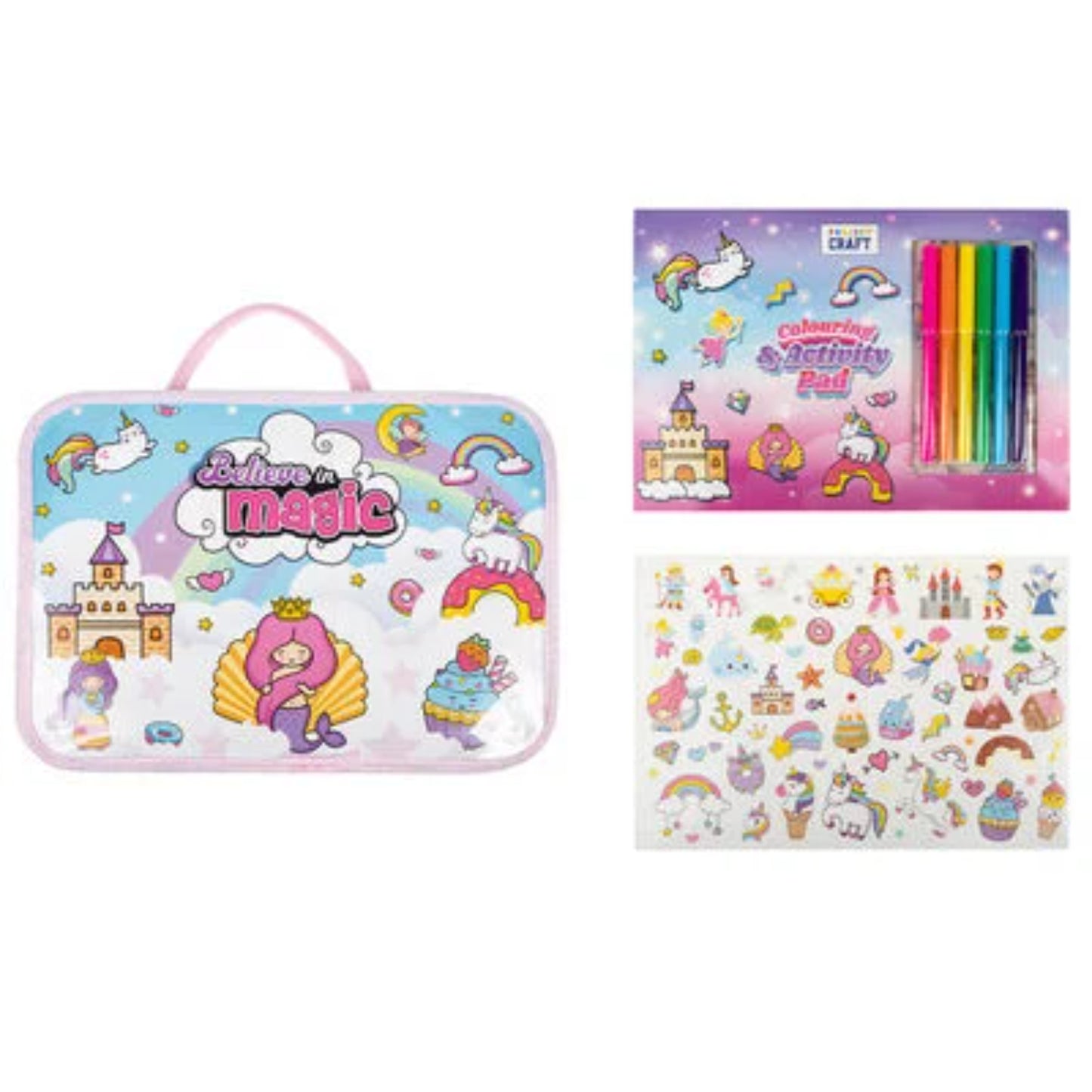 Plush Padded Travel Desk Activity Set