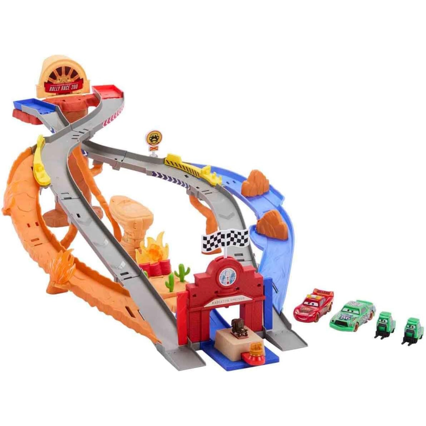 Disney Pixar Cars Radiator Springs Race & Rescue Rescue Road Raceway Playset