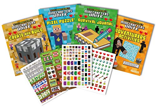 100% Unofficial Minecrafters Unite Books & Stickers Tin