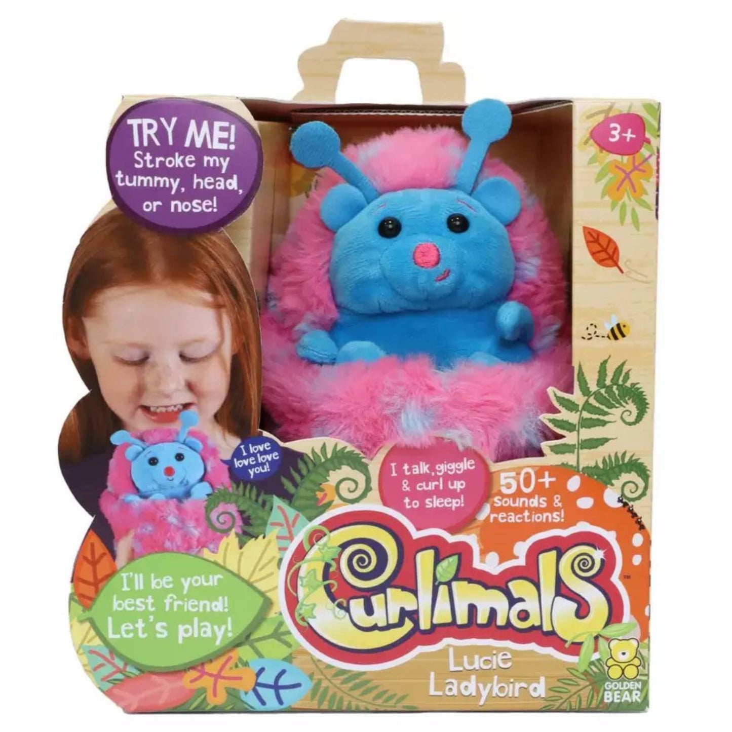 Curlimals Lucie the Ladybug