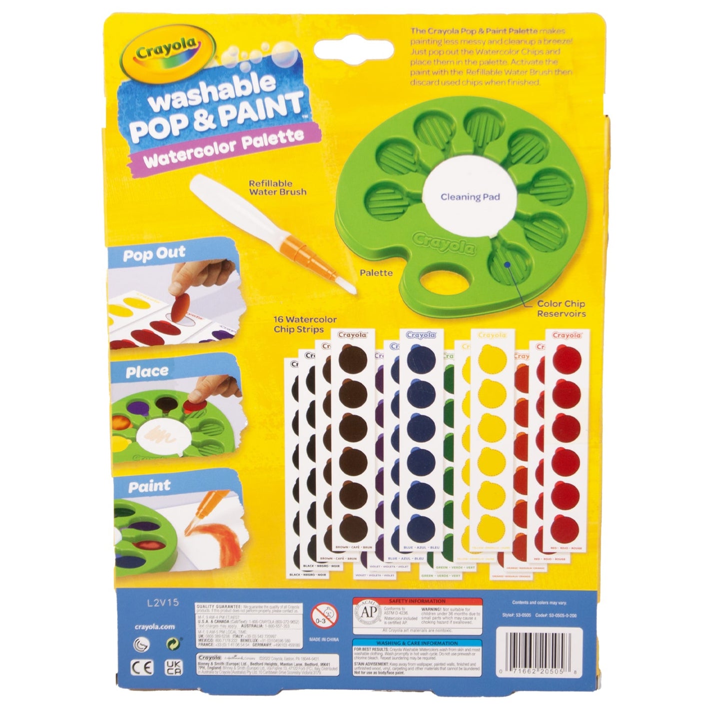 Crayola Mini Kids Pop and Paint Palette