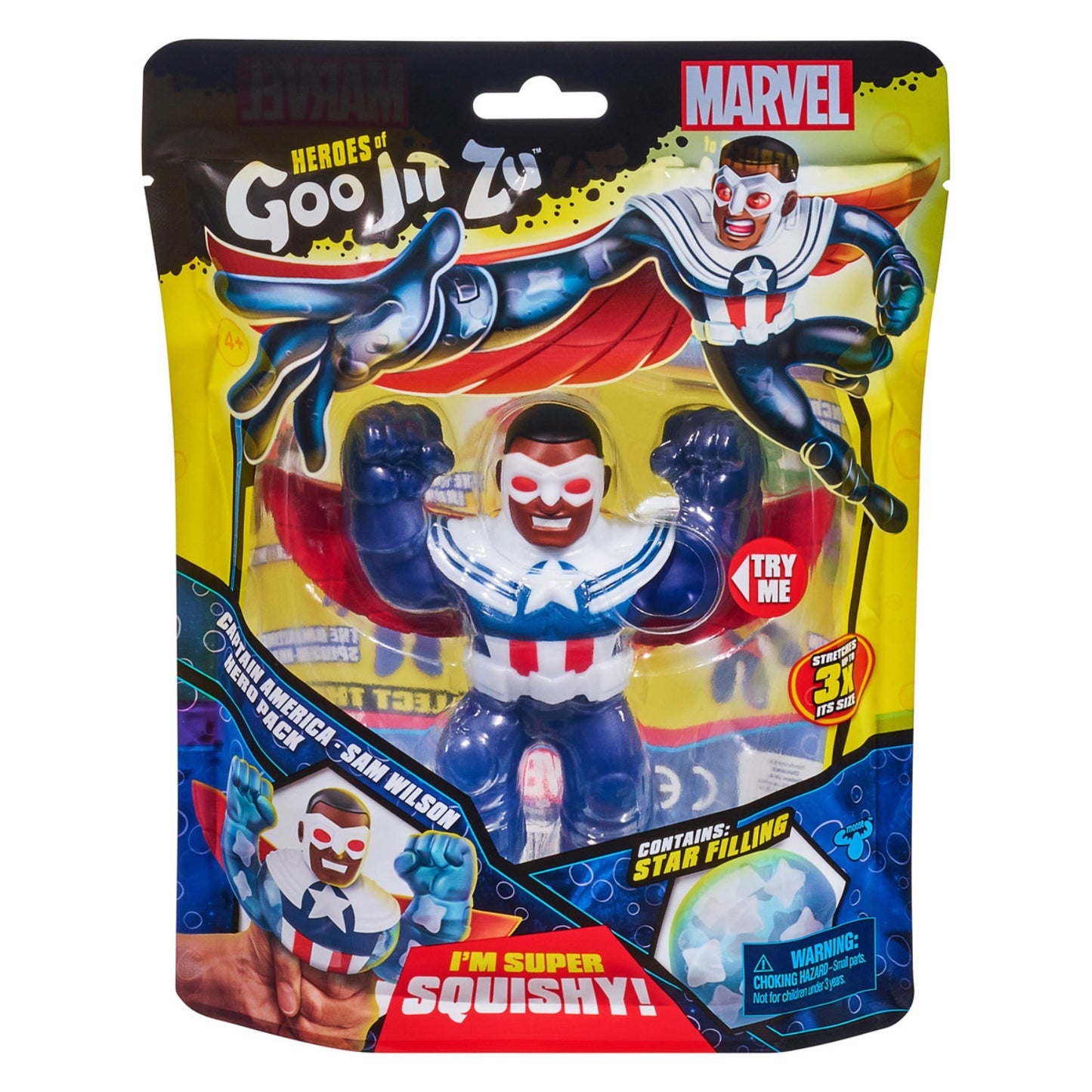 Marvel Goo Jit Zu Captain America Sam Wilson