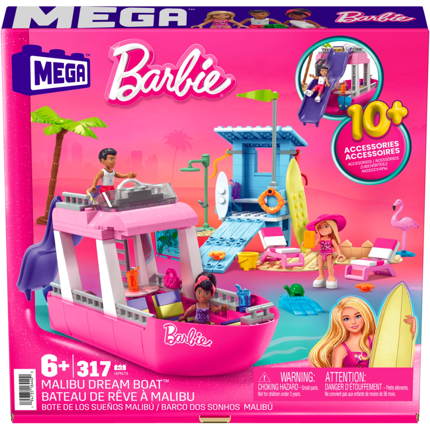 Barbie Mega Bloks Malibu Dream Boat