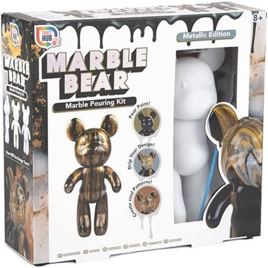 Marble Bear Pouring Kit- Metallic