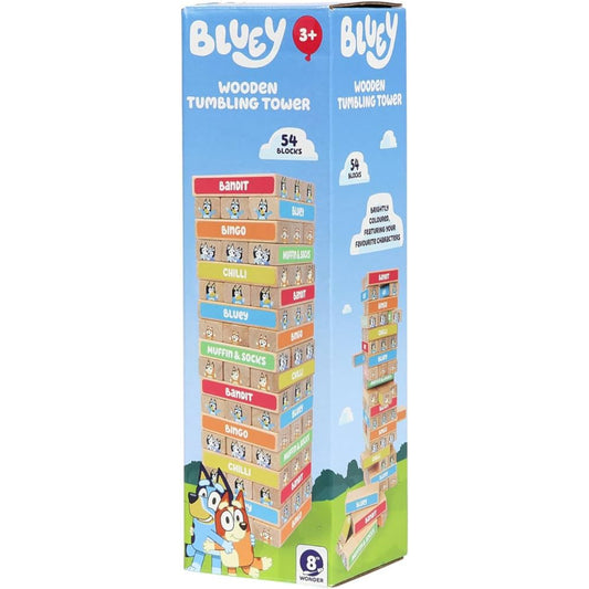 Bluey Wooden Tumbling Tower