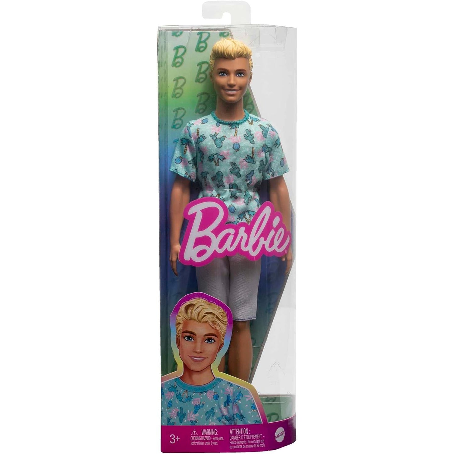 Barbie Fashionista - Ken - Blond Hair with Cactus Tee