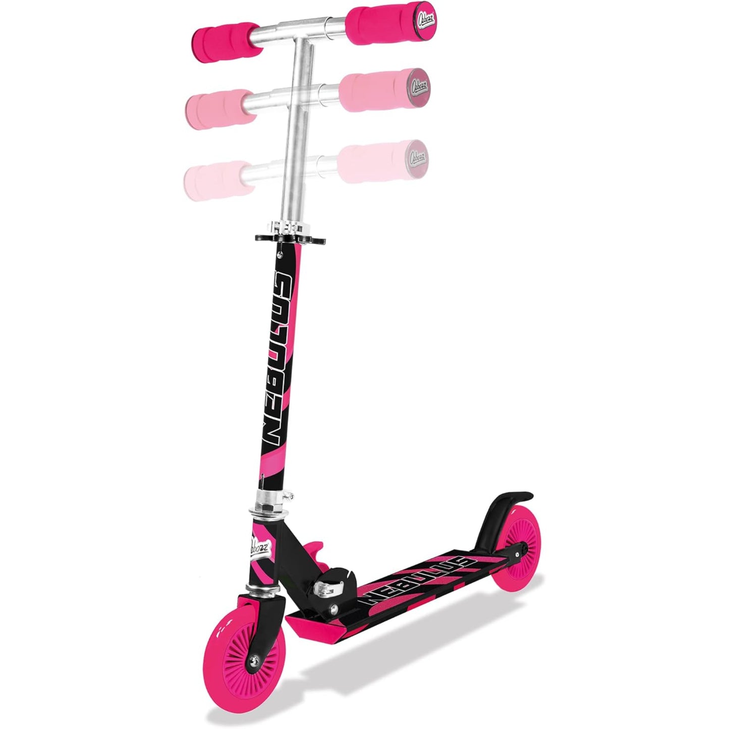 Nebulus Scooter Black - Pink