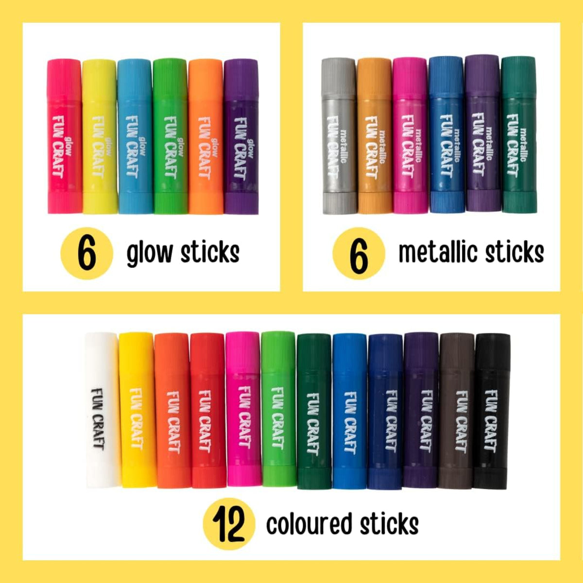 Fun Craft 24 Paint Sticks