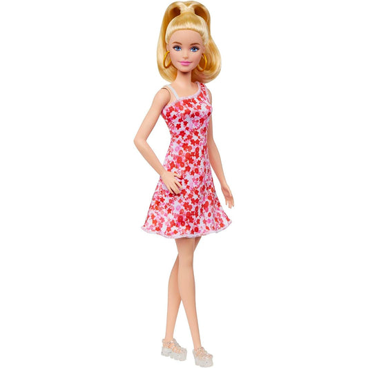 Barbie Fashionista - Blond Ponytail And Floral Dress