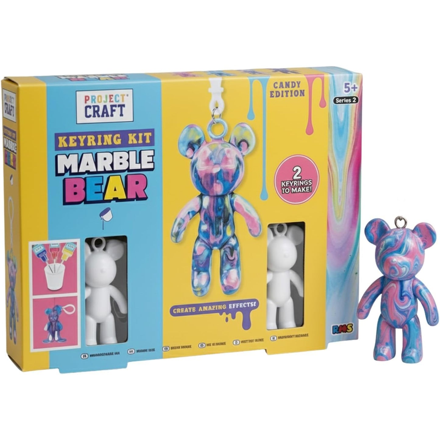 Marble Bear Keyring - Candy Edition