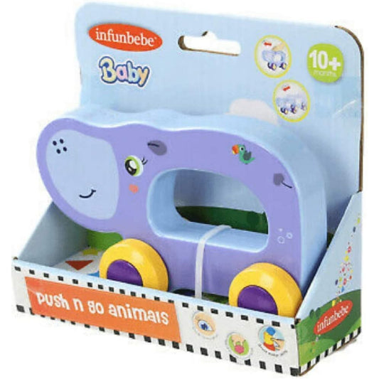 Infunbebe Push n Go Animals - Hippo