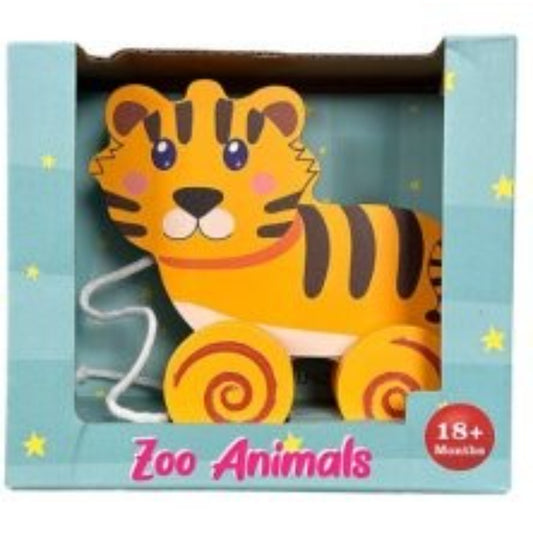 Zoo Animal Pull Along - Tiger