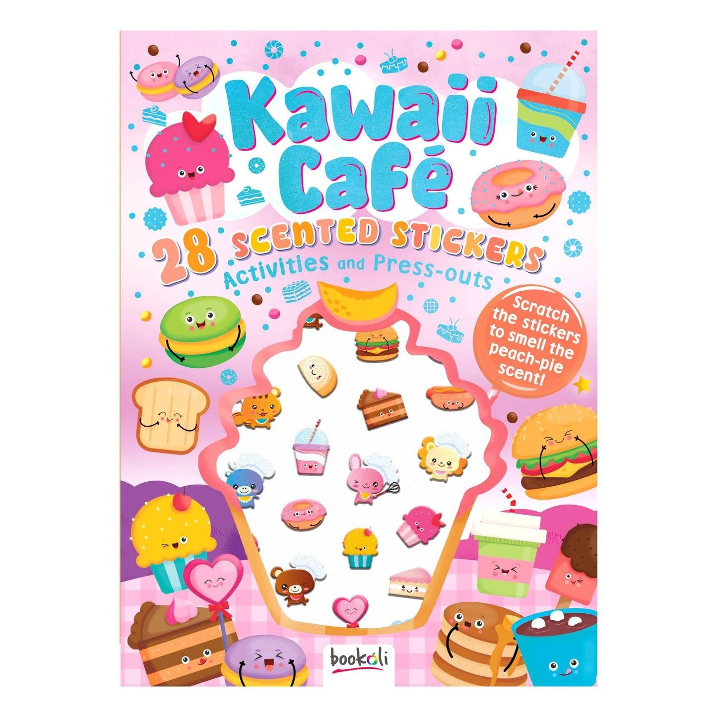 Kawaii Café - Scented Stickers, Activities and Press Outs