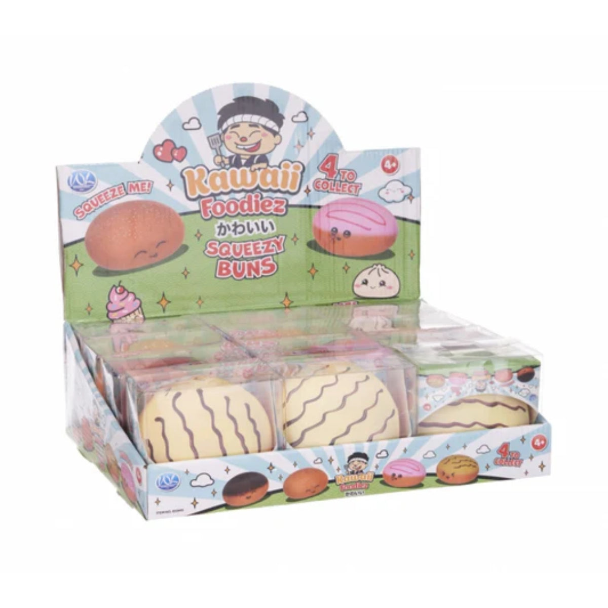Kawaii Foodiez Squeezy Buns