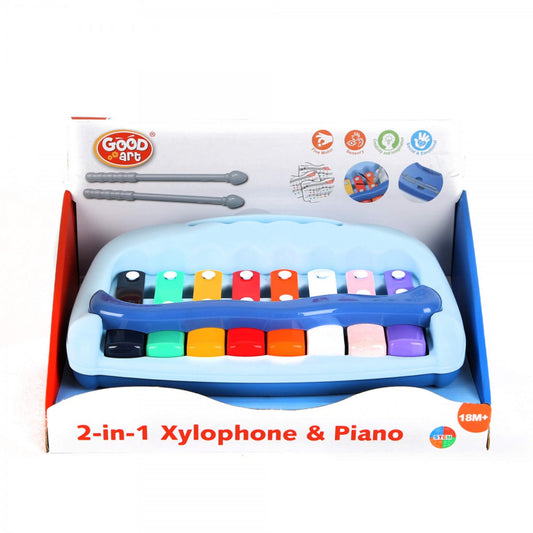 Good Art 2-in-1 Xylophone and Keyboard Musical Toy 