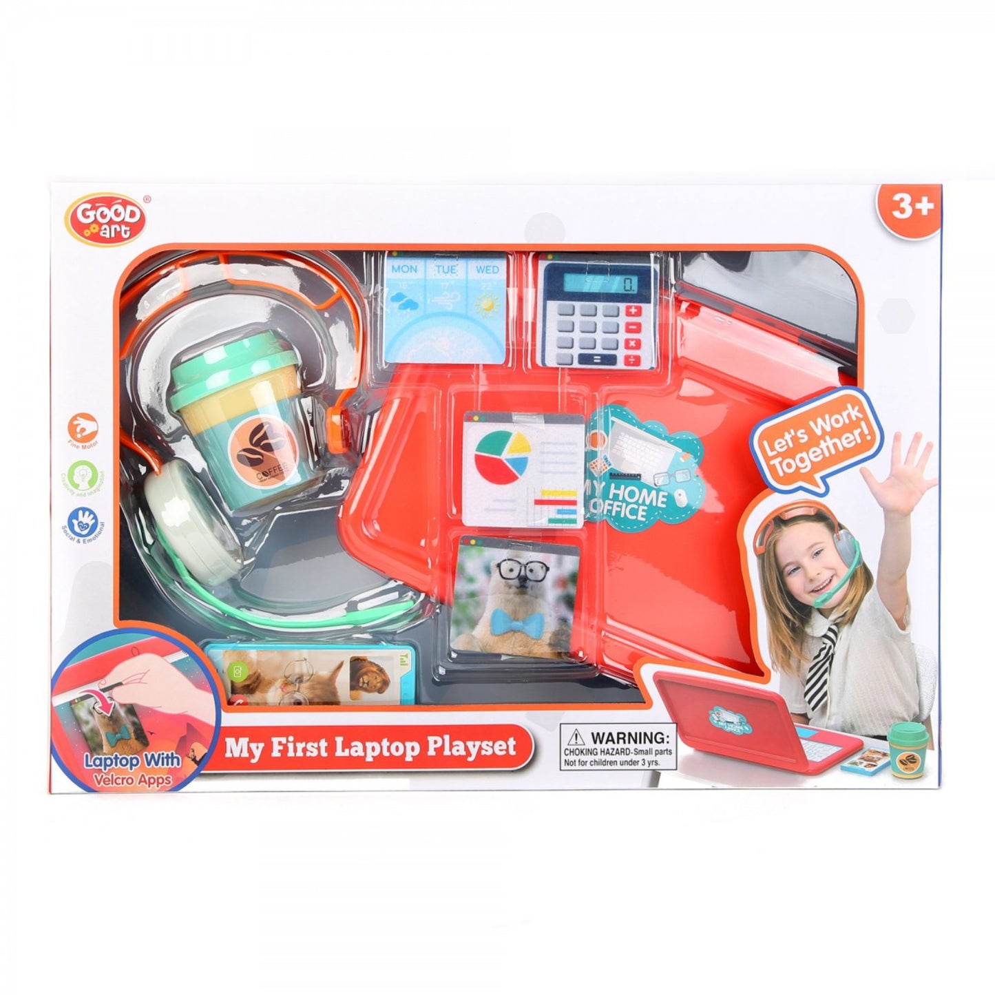 Good Art My First Laptop Kids Playset