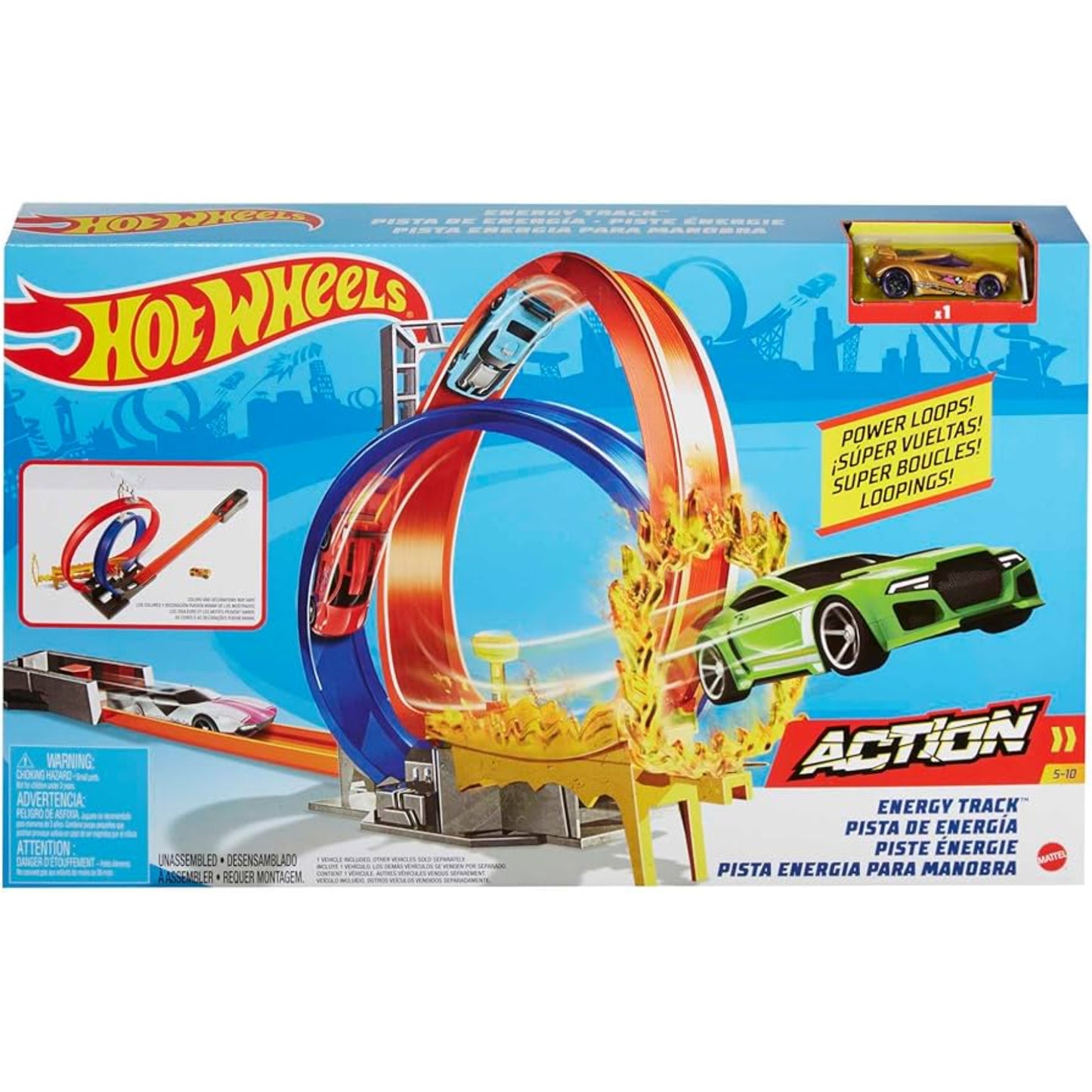 Hot Wheels Energy Track Loop