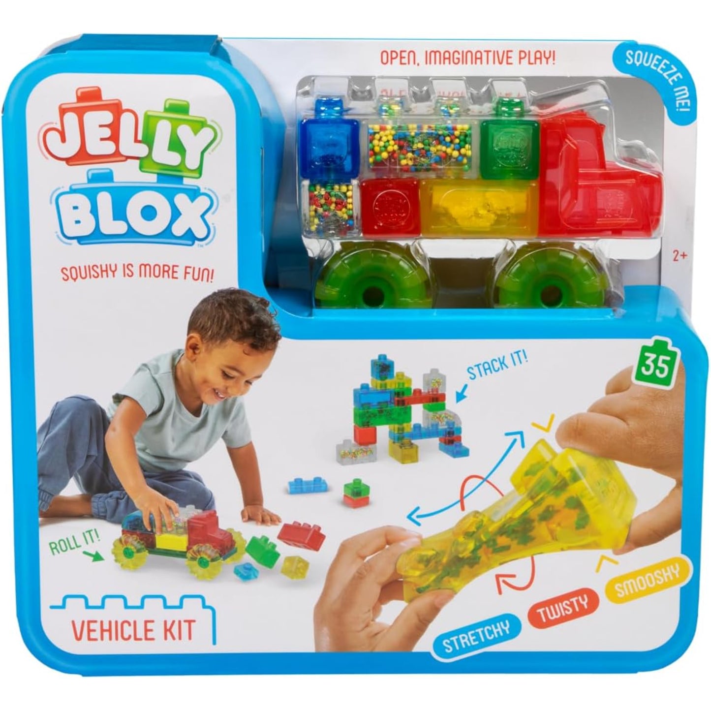 Jelly Blox Vehicle Kit - 35 Blocks