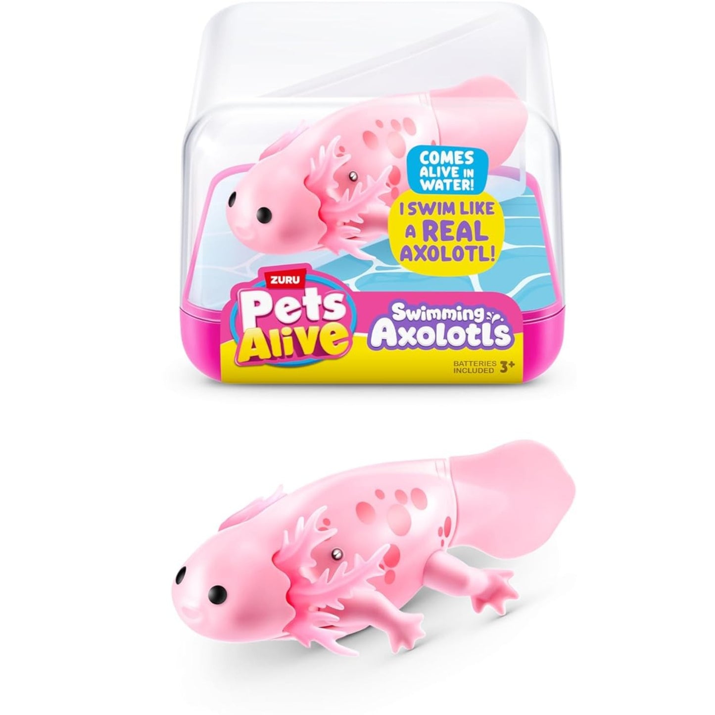 Pets Alive Swimming Axolotl - Pink