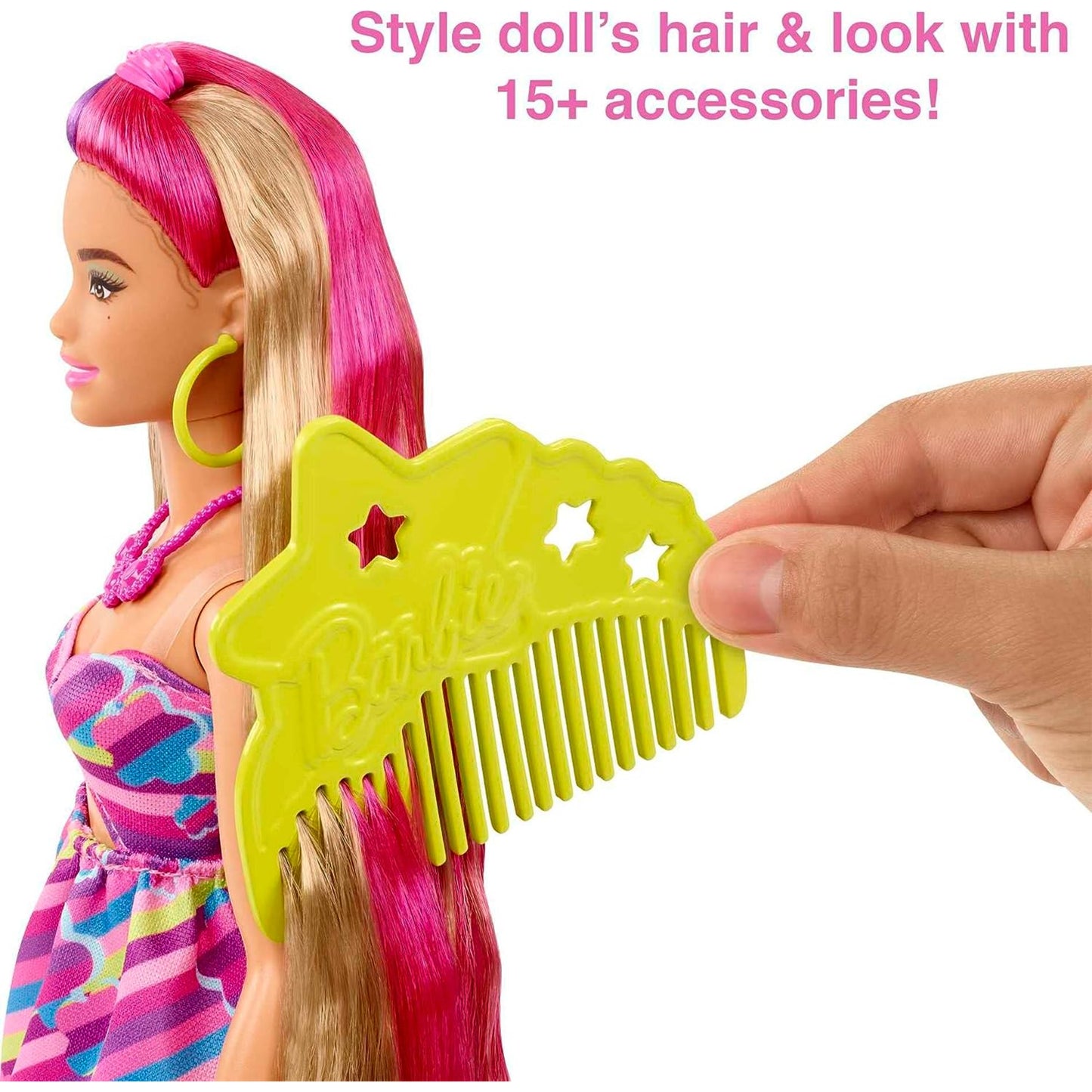 Barbie Totally Hair Flower Doll and Accessories