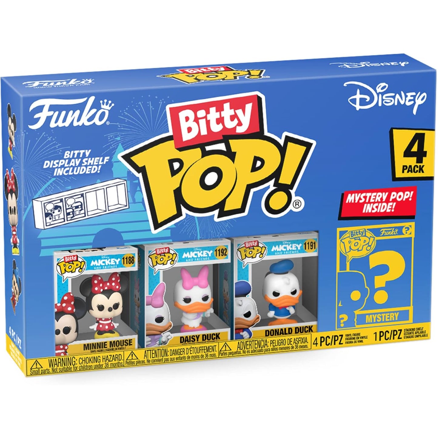 Funko Bitty POP! Disney 4 Pack - Minnie,Daisy,Donald,Mystery