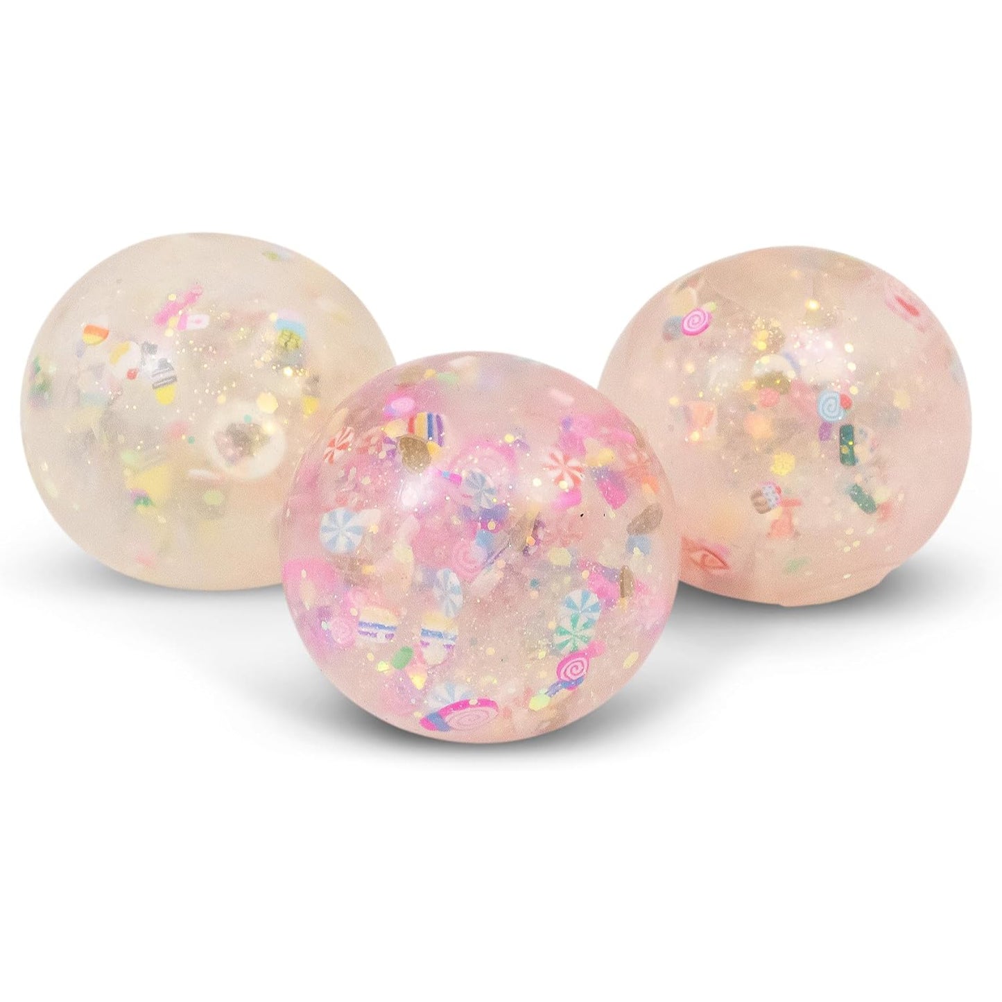 SCRUNCHEMS PARTY DIDDY SQUISH BALLS - 3PK