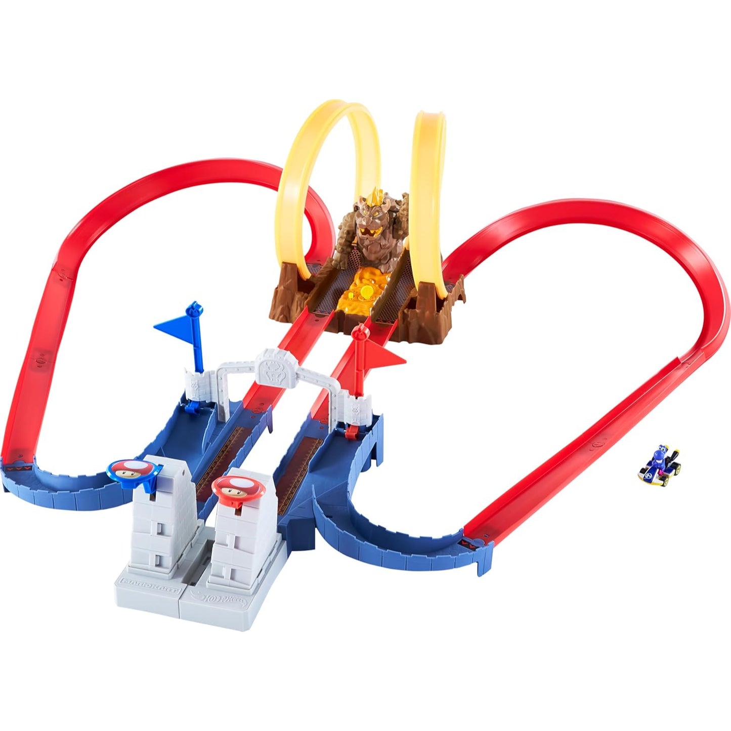 Hot Wheels Mario Kart Bowsers Castle Chaos
