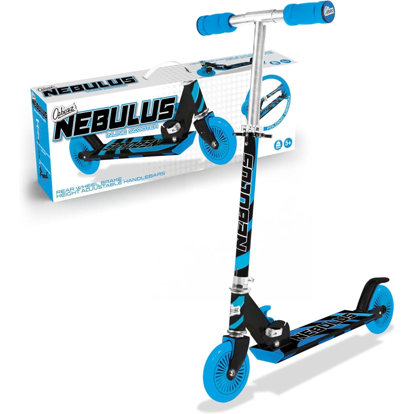 Nebulus Scooter Black - Blue