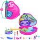 Polly Pocket Sloth Family Purse Compact