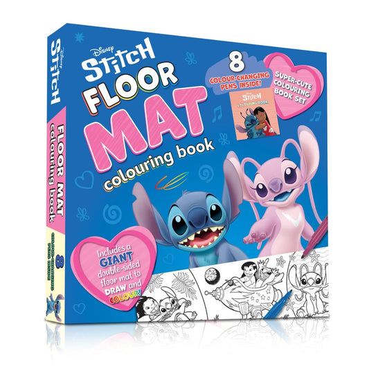 Stitch Floor Mat Colouring Book