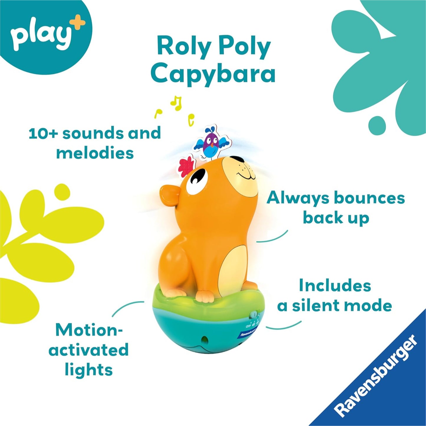 Push & Listen Roly Poly Cabybara